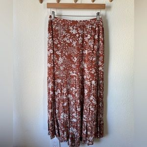 Abercrombie floral Maxi skirt